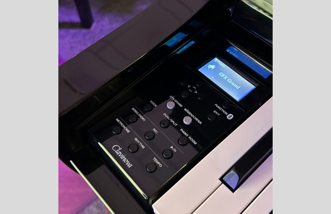 Yamaha CLP675 Polished Ebony Digital Piano, Used - Complete Package (SN:01151) - Image 6